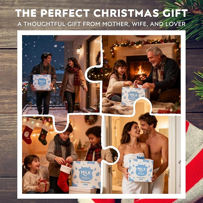 Milk Skincare Set, Travel Size Milk Skin Care Products Skin Care For Teens 10-12 (Milk Set D)