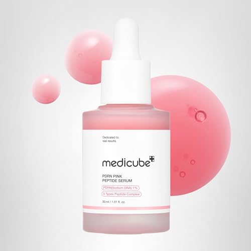 Pink Peptide Repair Serum with PDRN and Niacinamide 1.01 fl oz Hydrating Glow Formula