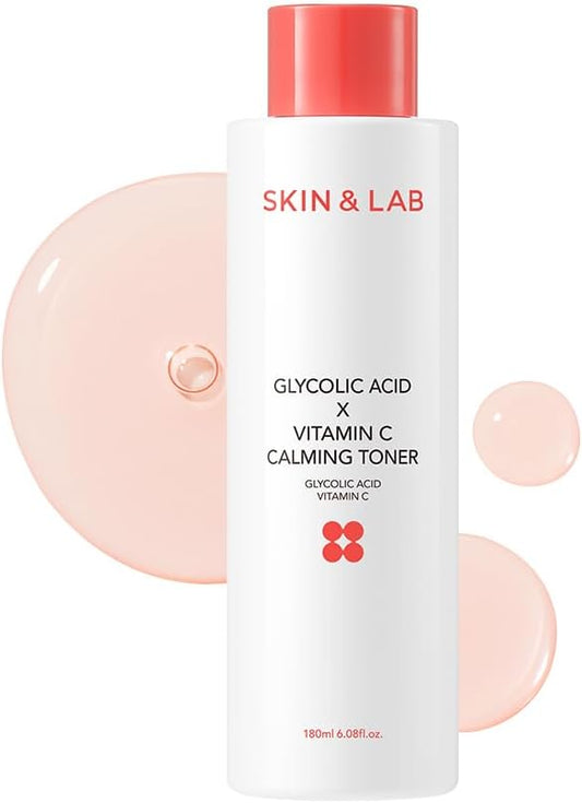 [Skin&LAB] GLYCOLIC Acid X Vitamin C Calming Toner, 6.08 fl. oz.