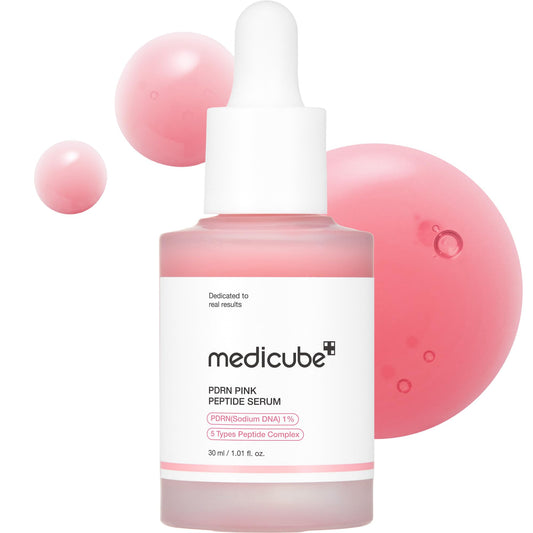 Pink Peptide Repair Serum with PDRN and Niacinamide 1.01 fl oz Hydrating Glow Formula