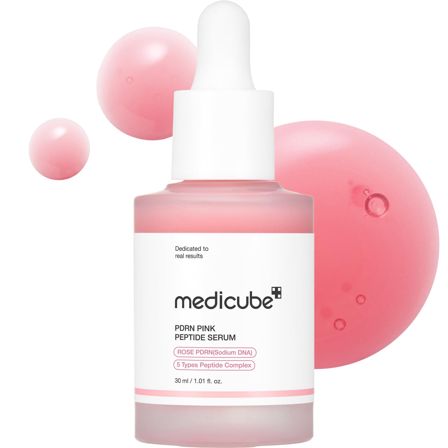 Pink Peptide Repair Serum with PDRN and Niacinamide 1.01 fl oz Hydrating Glow Formula