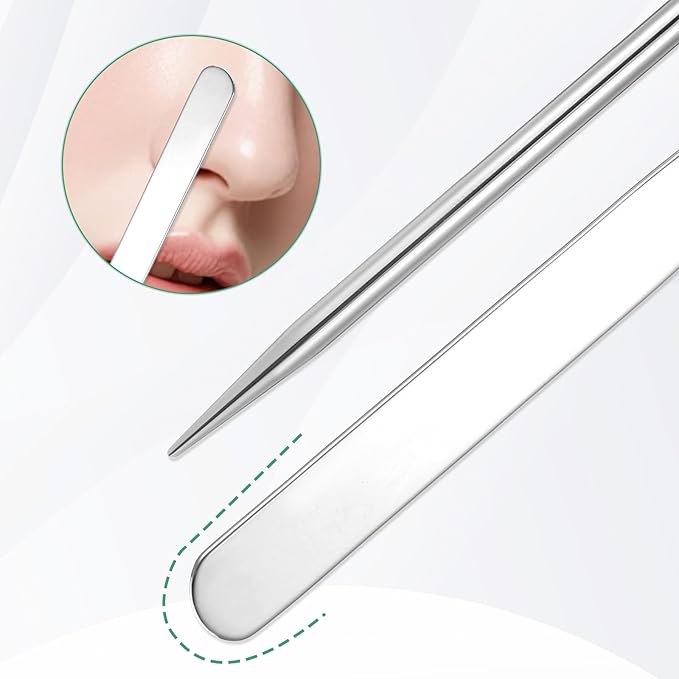 3 Pcs Metal Makeup Spatula Applicator Foundation Spatula Kit Stainless Steel Cosmetic Spatulas Beauty Face Cream Applicator Double Edged Face Mask Spatulas for Application Foundation