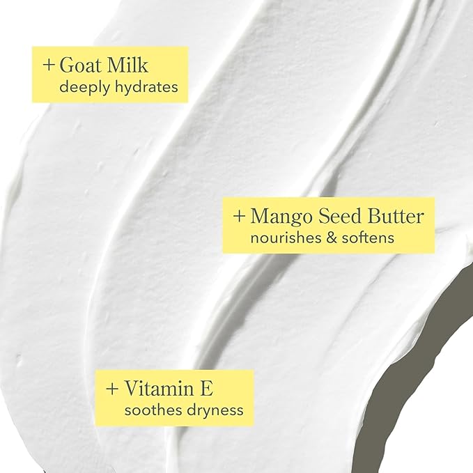 Beekman 1802 Lilac Dream Whipped Body Cream - 8 oz - Moisturizes, Soothes & Softens - With Coconut Oil and Mango Seed Butter - No Irritation - Good for Sensitive Skin