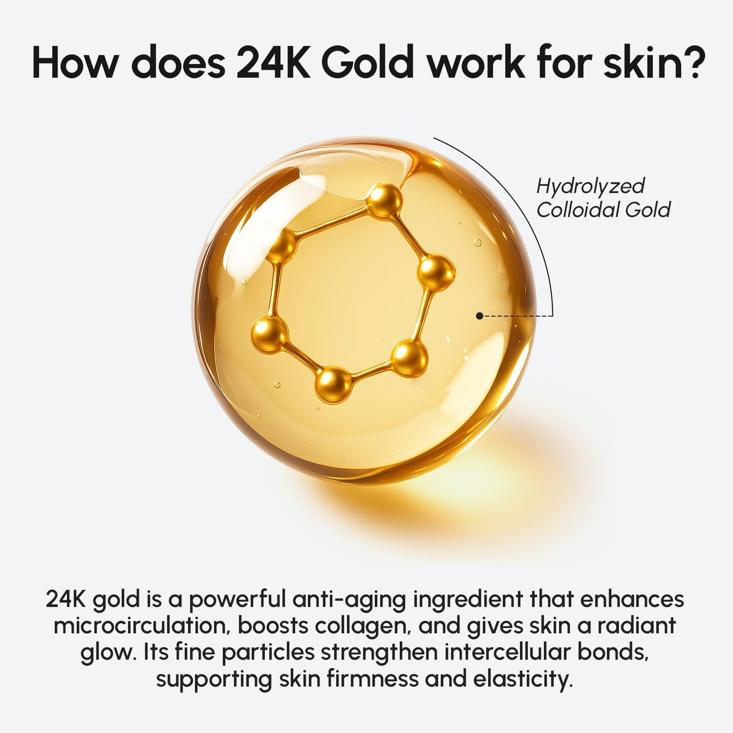 V Line Lifting Face Mask with Collagen and Gold