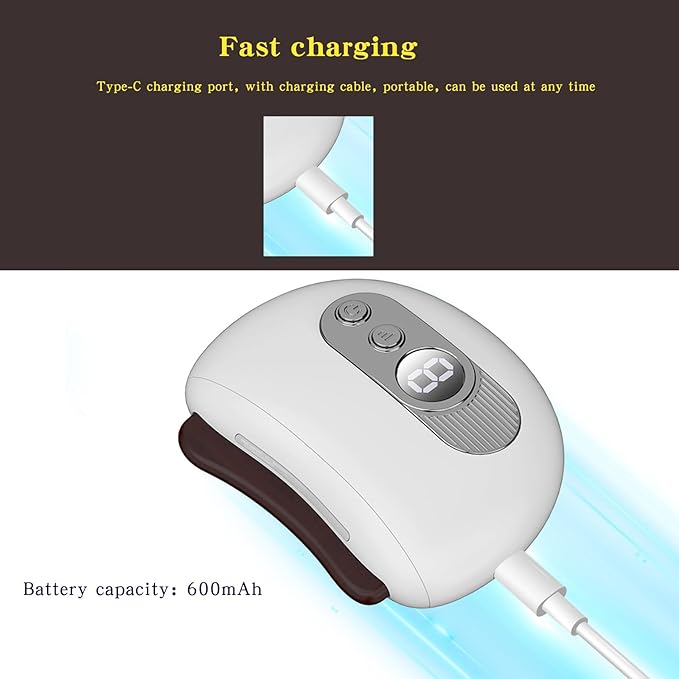 gua sha Facial Tools face Sculpting Tools for Women,Muscle Fascia Scraper hot Stones for Massage jaw and Body,ice face Roller jawline Shaper (White)