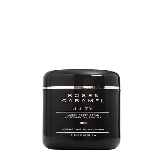 Rose & Caramel Unity Unisex Power Scrub 60 Second Tan Remover