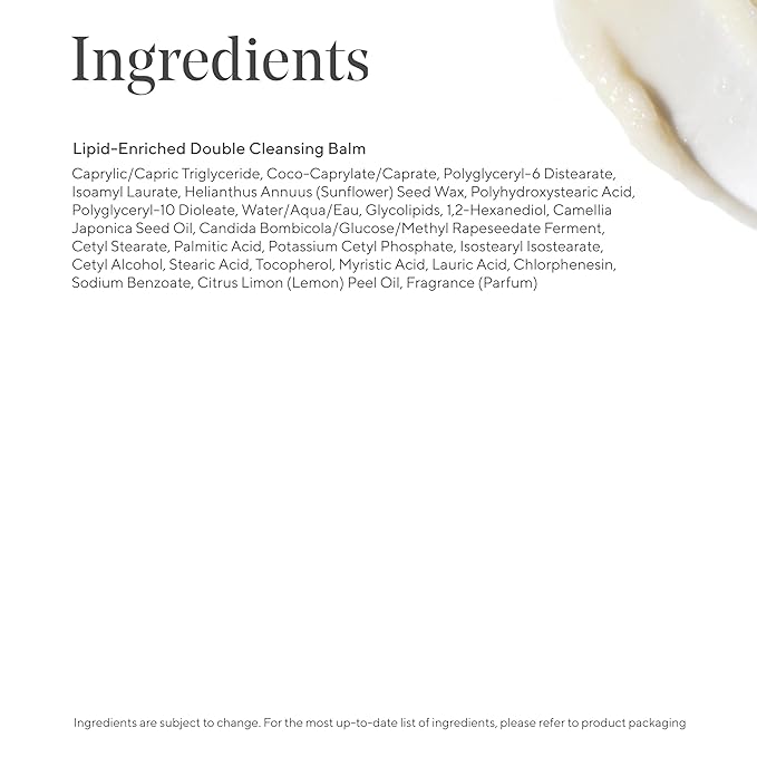 Murad Lipid-Enriched Double Cleansing Balm - Hydrating Balm-to-Oil Face Cleanser & Makeup Remover Removes Long-Wear Makeup & SPF Barrier Repair with Ceramides & Camellia Oil 1.7 Fl Oz