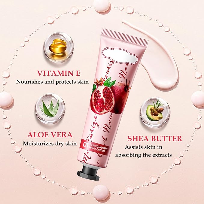 33PCS Hand Cream Gifts Set,Hydrating Mini Hand Lotion for Dry Skin,Non-greasy Bulk Hand Cream Travel Size,Small Hand Lotions Set,Moisturizing Moisturizer for Birthday Gifts for Women