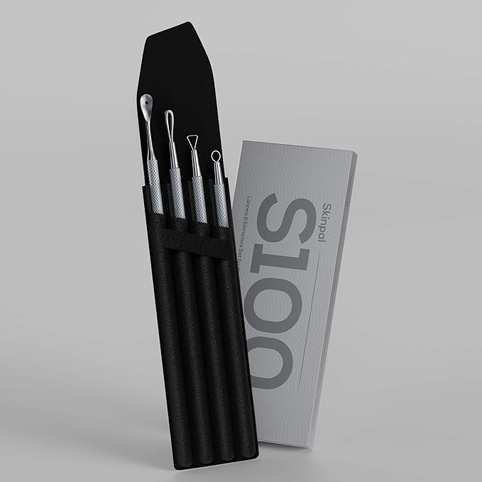 Suvorna Pimple Popper Tool Kit | Milia Remover | Lancets for Facial Extraction | White head Extractor Tool for Face | Comedone Extractor | Blackhead Remover tool | Acne Needle Tool & Cyst Removal Tool