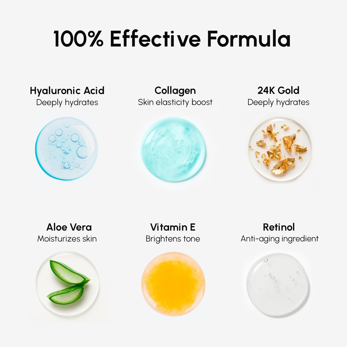 V Line Lifting Face Mask with Collagen and Gold