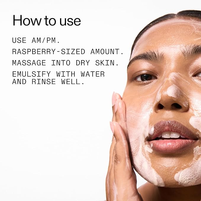 The INKEY List Mini Oat Cleansing Balm, Rich Balm Removes Makeup and Impurities, Reduces Redness, Travel Size, 1.69 Fl Oz each