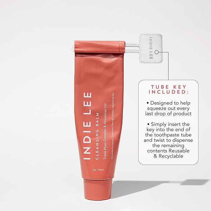 Indie Lee Cleansing Balm Makeup Remover - Oil Based Cleanser with Vitamin C, Kakadu Plum & Acerola Fruit to Melt Away Makeup & SPF, Boost Skin Radiance & Reduce Visible Signs of Aging (90ml)