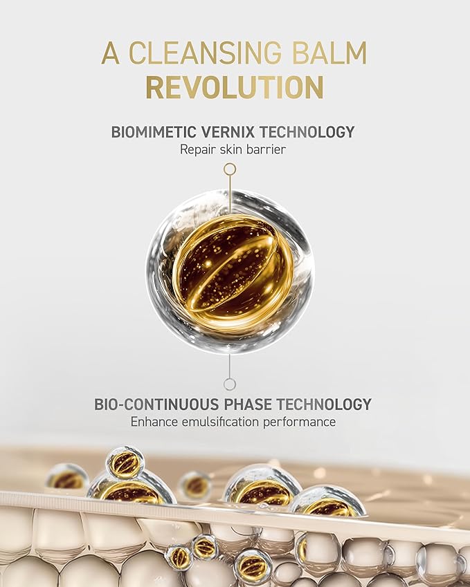 SumaNurica Purifying Enzyme Cleansing Balm, Biotech Peptide Makeup Remover, 3-in-1 Facial Oil Cleanser for Sensitive & Acne-Prone Skin, Deep Cleanse Waterproof Makeup & Impurities, 0.42oz/12g