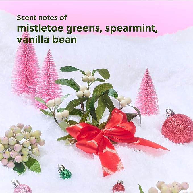 Tree Hut Mistletoe Magic Foaming Gel Wash, Moisturizing & Hydrating Body Wash with Shea Butter, Cleanses Skin Leaving It Soft & Fresh, Holiday Gift & Stocking Stuffer, 18 fl oz