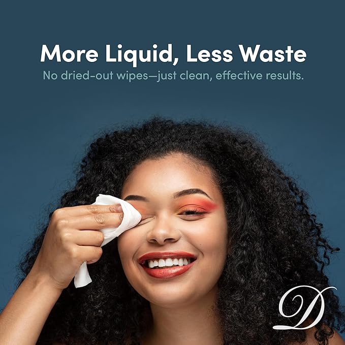 Makeup Remover Wipes with Aloe Vera | Gentle, Soothing Cleansing Wipes | Individually Wrapped | Case of 500