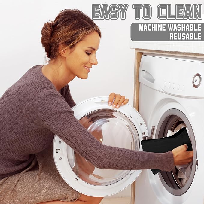 Tatuo 4 Pieces Korean Exfoliating Washcloth Body Back Scrubber Japanese Italy Exfoliating Cloth 35.5 Inch Long Bath Towel Washcloth Dead Skin Remover for Men Women(Black)