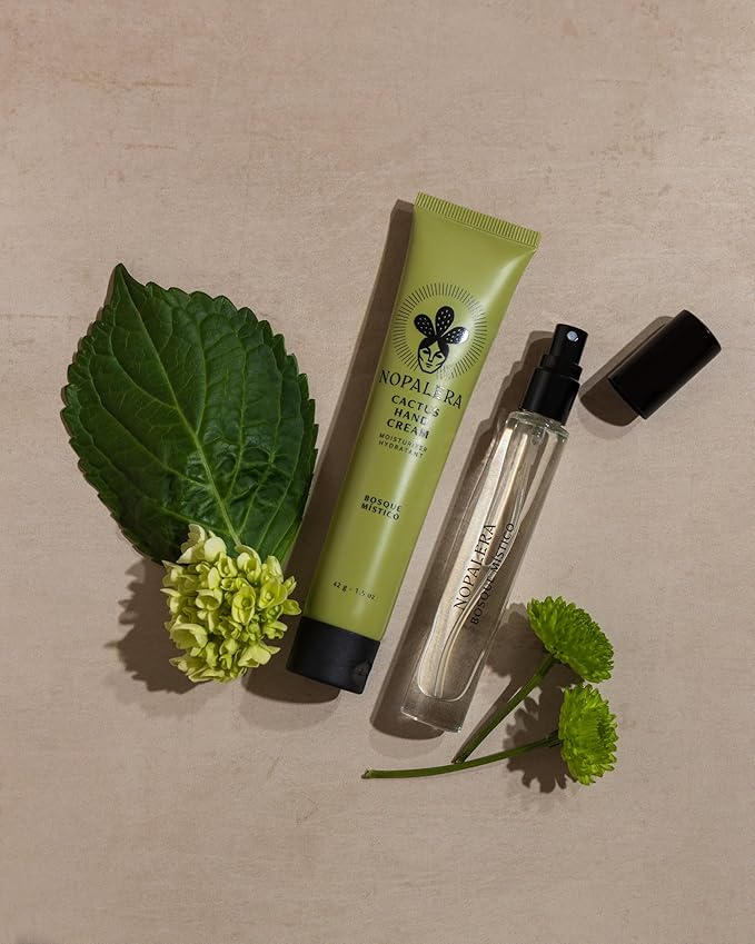 Nopalera Bosque Místico Gift Set – Cactus Hand Cream and 10ML Eau de Parfum – Clean Fragrance & Hydration Duo – Inspired by Mexico’s Forests, Vegan & Cruelty-Free