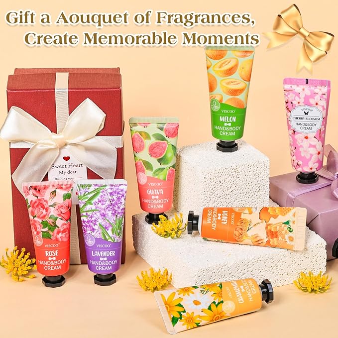 252 Pack Hand Cream Gifts Set for Women, Stocking Stuffers for Women Teengirls, Christmas Gifts, Bulk Gifts,Small Gifts,Mini Moisturizing Hand Lotion Travel Size in Bulk for Dry Cracked Hands