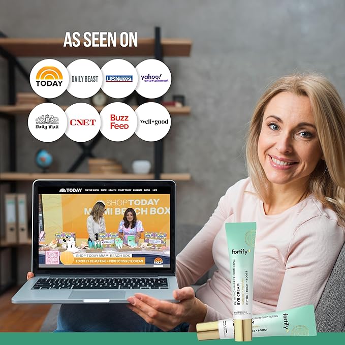 Under Eye Cream With Caffeine & Peptides – 3-In-1: Detox, Treat, Boost – Reduces Puffiness, Dark Circles & Wrinkles – Dermatologist Tested, Korean Skin Care – 95% Natural – 1 FL OZ