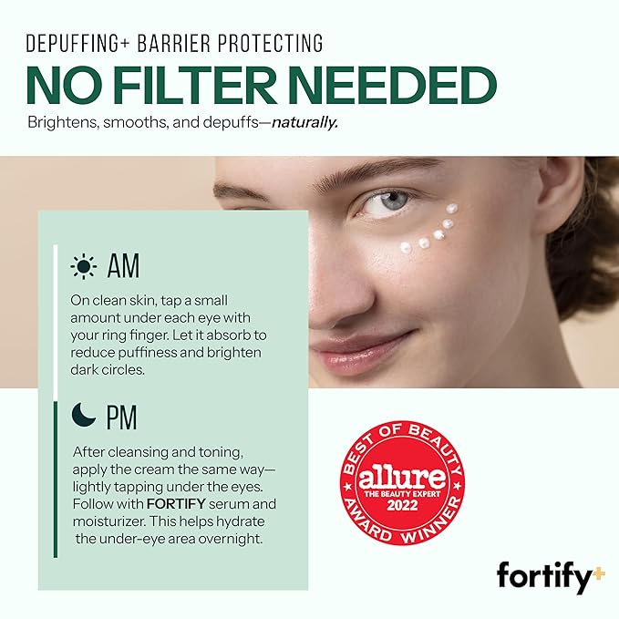 Under Eye Cream with Hyaluronic Acid & Niacinamide – Hydrates, Smooths & Reduces Puffiness – 3-in-1: Detox, Treat, Boost – Dermatologist Tested, Anti Aging – Clean Beauty – 1 FL OZ